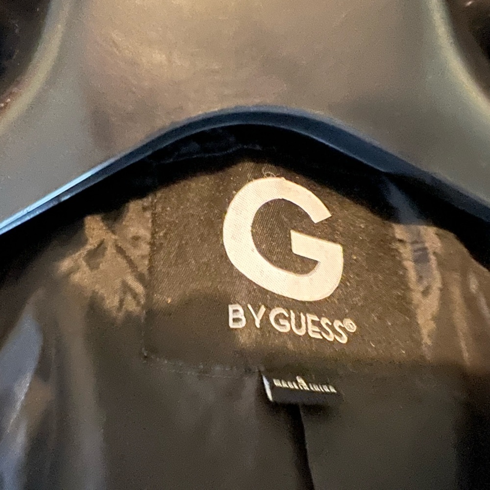 G By Guess. Color: brown w/black hood. Condition: Used. Size: S.